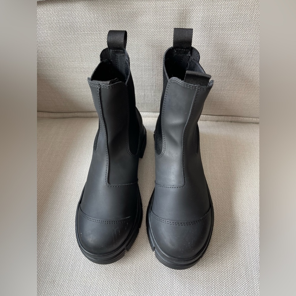 Ganni
City Recycled Rubber-blend Chelsea Boots
